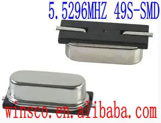 

5.5296 MHZ New crystal oscillator 5.5296MHZ HC49S SMD ONE PACKING 500PCS/LOT FREE SHIPPING