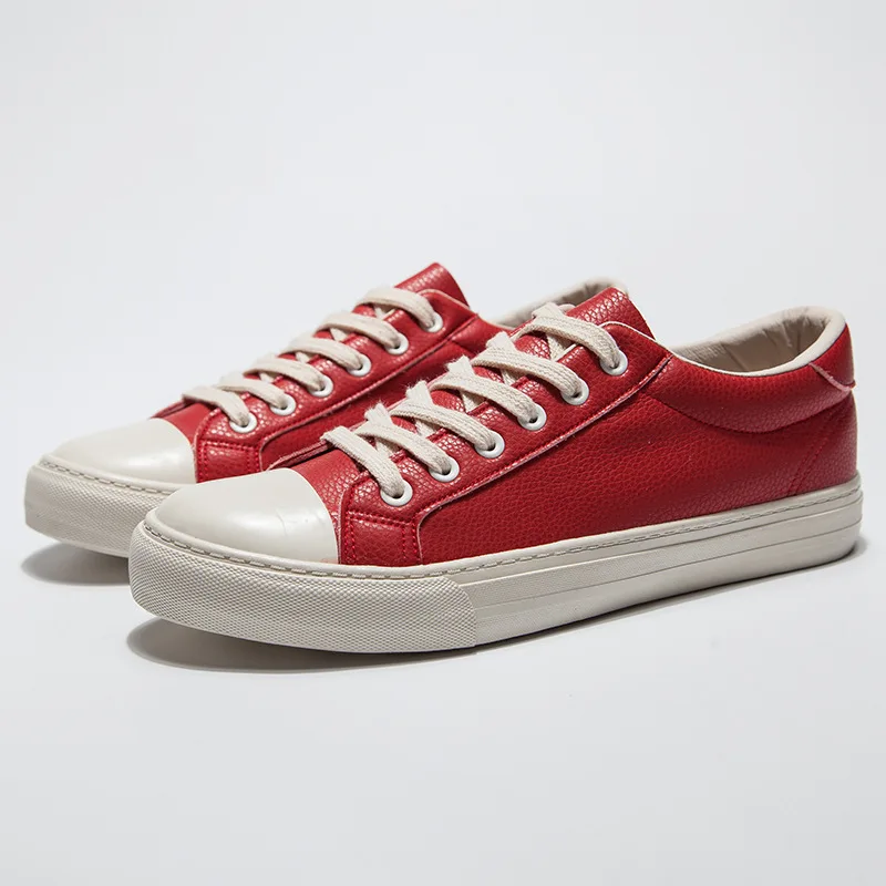 جديد الرجال حذاء كاجوال الدانتيل متابعة شقة أحذية رياضية الأزياء الصلبة جلد ناعم الكلاسيكية منخفضة جولة تو أحذية تزلج ارتداء مقاومة المضادة... جديد الرجال حذاء كاجوال الدانتيل متابعة شقة أحذية رياضية الأزياء الصلبة جلد ناعم الكلاسيكية منخفضة جولة تو أحذية تزلج ارتداء مقاومة المضادة...