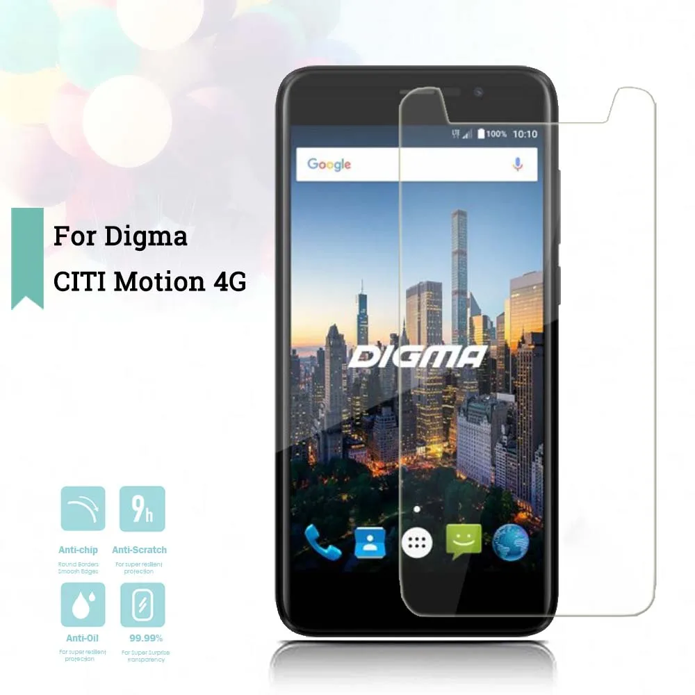 2.5D 0 26 мм Ультра тонкое закаленное стекло Digma CITI Motion 4G Защитная пленка для экрана