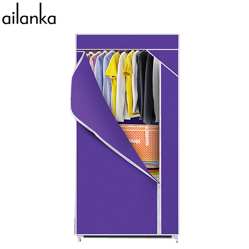 Wine Red Color Bedroom Furniture Simple Non woven Cloth ...