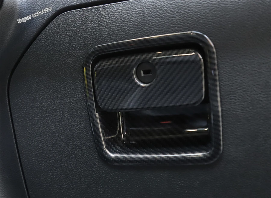 Lapetus 3 цвета накладка на сторону пассажира ручка ящика для хранения рамка Крышка Аксессуары Внутренняя отделка 2 шт. подходит для Jeep Wrangler JL