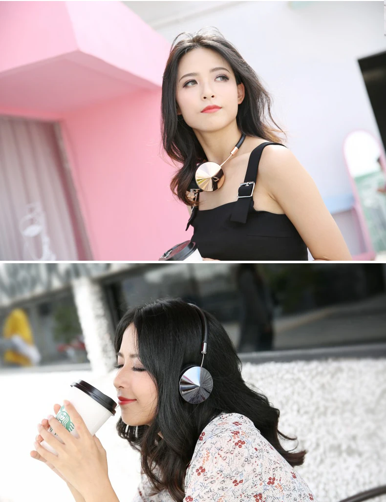 16 Liboer Headband Headphones High Quality Bluetooth Wireless Headphone for Girls Rose Gold Bluetooth Headphones Headset BT88