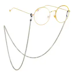 60 см солнцезащитные очки ожерелье-шнурок с кулоном металлические очки цепочка для очков шнур для чтения шнур