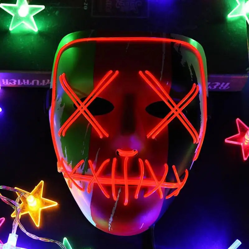 Halloween Mask LED Light Up Party Masks The Purge Election