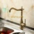 Home Improvement Accessories Antique Brass Kitchen Faucet 360 Swivel