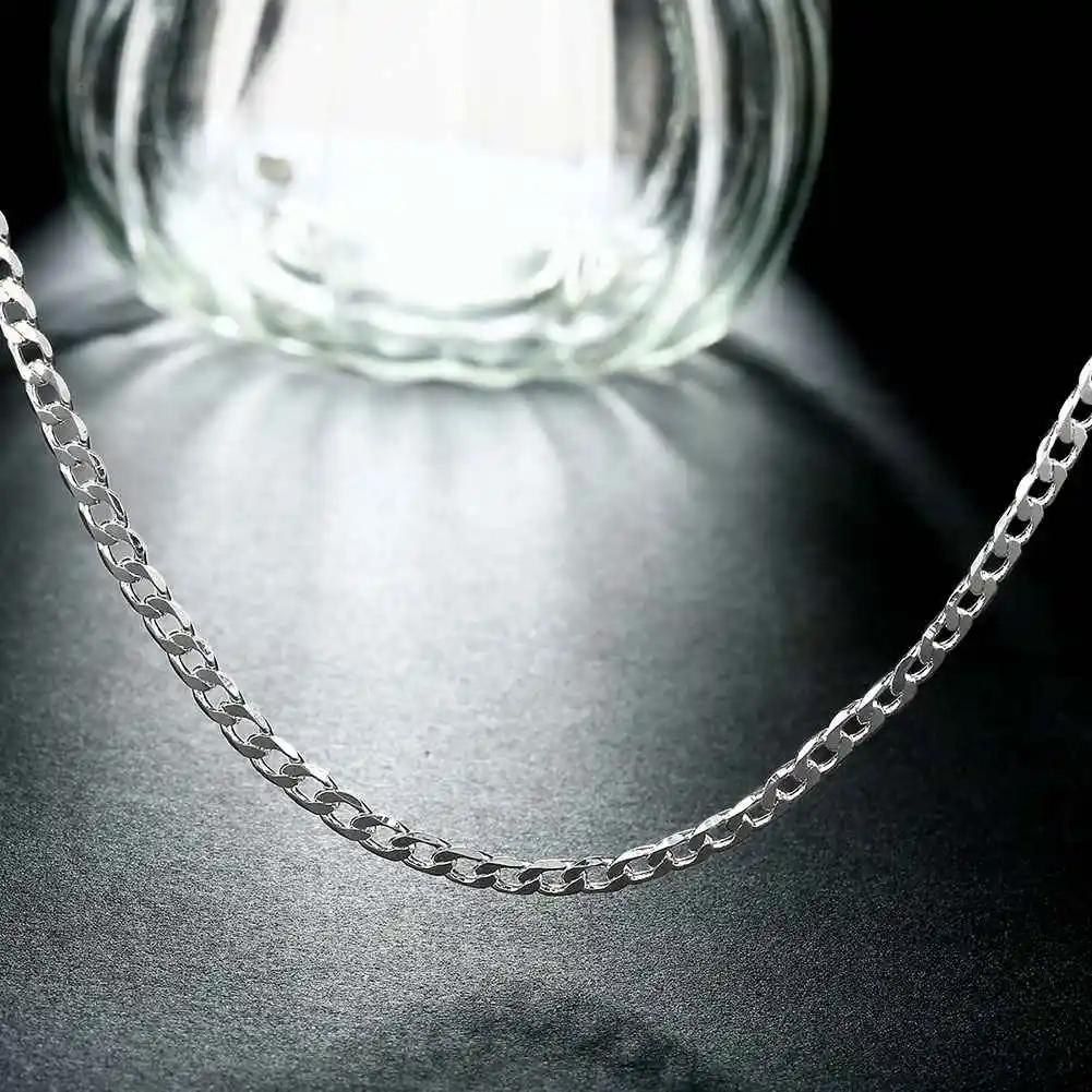 Подвески с серебряным покрытием 4 мм 16 '' 30'' 100% ручная работа SMTN132|perfume women|silver
