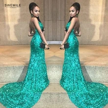 Очаровательное зеленое сердце длинное платье для выпускного вечера сексуальное платье с открытой спиной платья для выпускного бала без бретелек на заказ вечернее платье vestidos De Gala