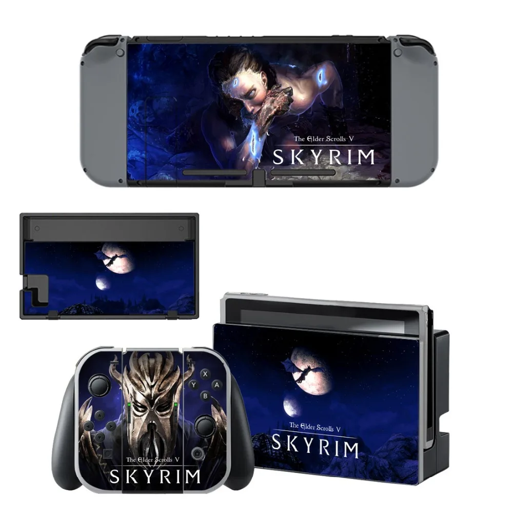Наклейки The Elder Scrolls 5 Skyrim наклейки для консоли и контроллера защитные игр