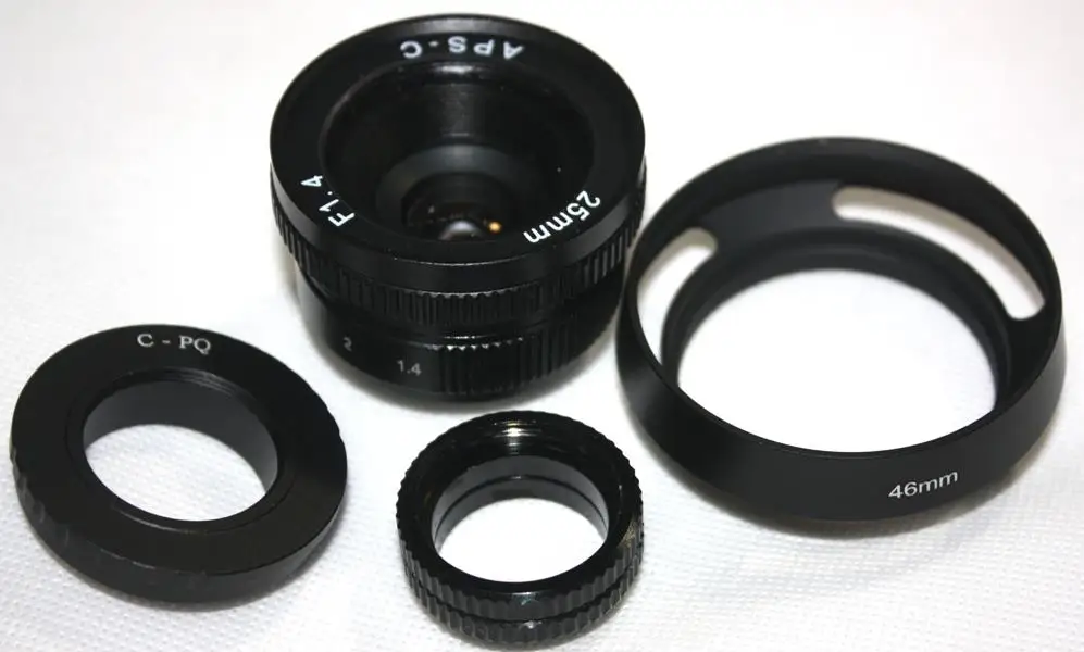 Pаспродажа 25 мм F1.4 16 APS C CC ТВ фильм с креплением для Pentax Q Q10 Q7 Q S1 беззеркальные камеры