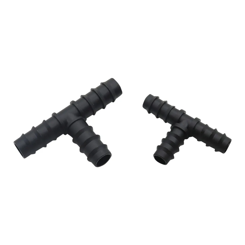 

DN16 DN20 Barbed Tee Connector Plumbing Pipe Fittings T-Shape hose Joint Splitter Bathroom accessories 5 Pcs