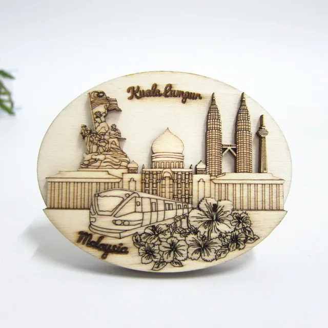 Zensuous Malaysia City Tourism Souvenir Crafts Gift Fridge Kuala