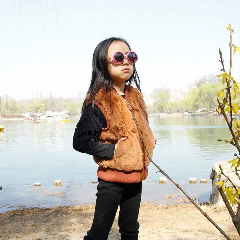 À Lapin Épais 2018 6 De 2 5 Long Marée Manteau Survêtement 7 Gilet 4 Capuchon 3 Enfants 1 Nouvelle Vestes Fourrure Hiver Fille tqv0nx81w