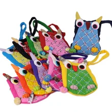 Национальные характеристики cion кошельки сумки ручной работы персонализированные сова кошелек телефон сумка Деньги национальные сумки оптом и в розницу