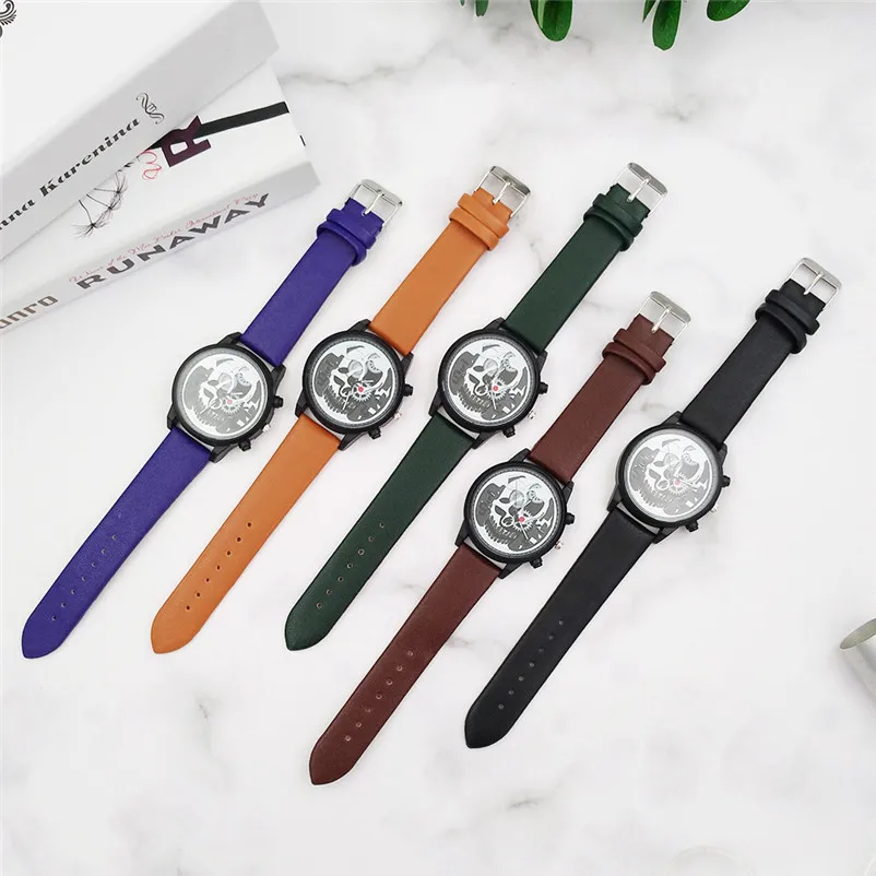 Luxury Fashion Men Watches Classic Stainless Steel Quartz Analog Watch Leather Quartz Wrist Watch Casual Wristwatch clock M24 (7)