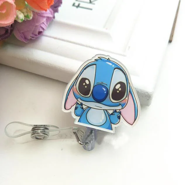 1 шт. милый totoro stitch Baymax утка медведь животное выдвижной значок катушка выставка ID карты Зажимы держатель значка канцелярские принадлежности