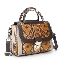 Роскошные Брендовые женские сумки высокого качества из искусственной кожи универсальная сумка на плечо сумка через плечо Женская Ретро сумочки