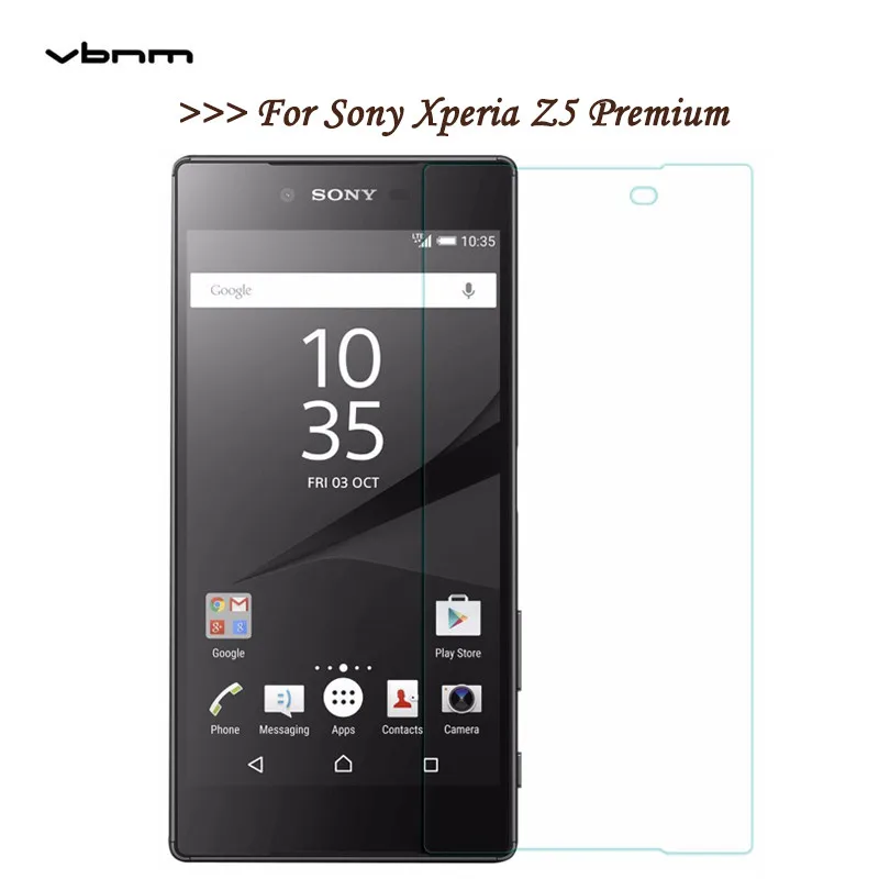 VBNM For Sony Xperia Z5 Premium 0.26mm 9H Tempered Glass Screen Protector Toughened Protective Film | Мобильные телефоны и