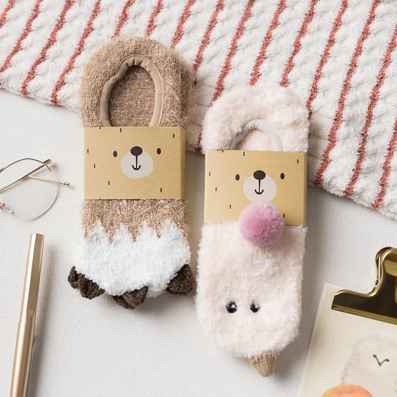 new women socks 2 pairs cartoon floor socks thick warm color cute animal printed novelty fashion winter warm lady socks new women socks 2 pairs cartoon floor socks thick warm color cute animal printed novelty fashion winter warm lady socks