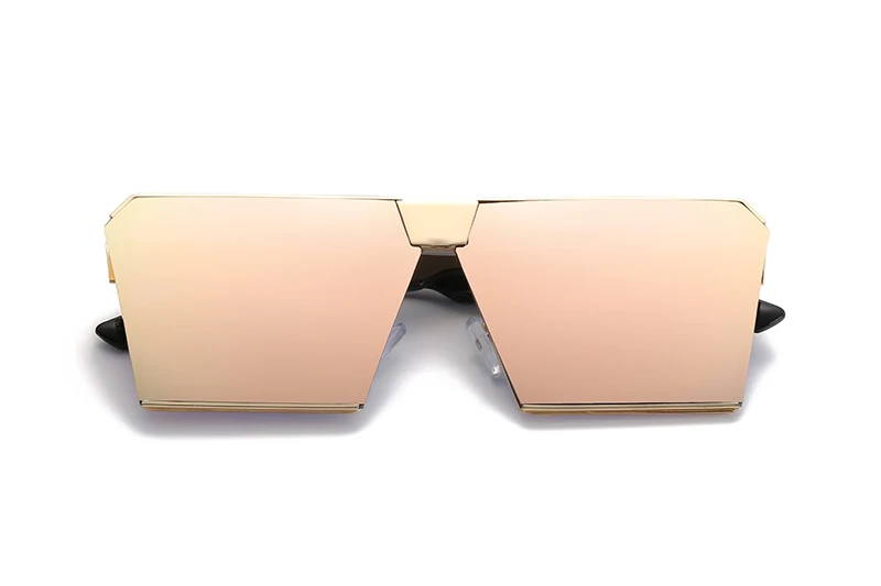 Модный фирменный дизайн, сексуальные женские негабаритные Квадратные Солнцезащитные очки, женские винтажные безрамочное зеркало, солнцезащитные очки для женщин - Цвет линз: C05