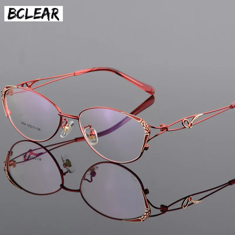 

BCLEAR High Quality Popular Women Eyeglasses Full Frame Eye Glass Female Optical Glasses Frames Colorful Fashion Spectacle Frame