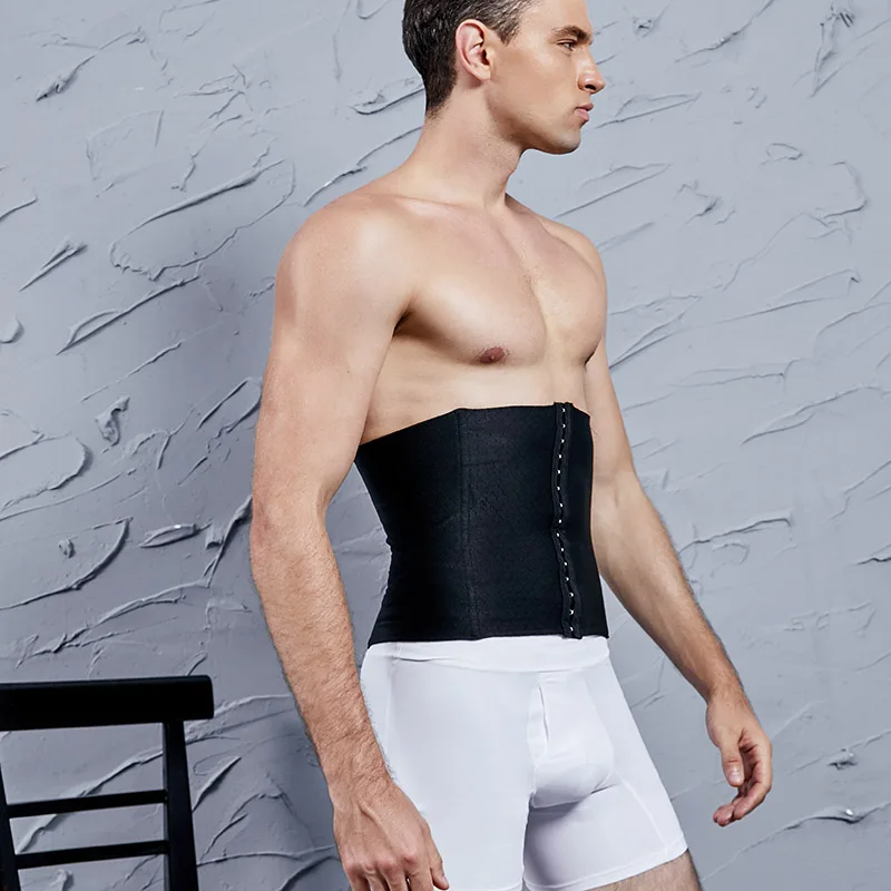 Men Waist Trainer Sweat Slim Belt Modeling Strap Waist Cincher For Men Compression Body Shaper Girdle Shaperwear Tummy Corset