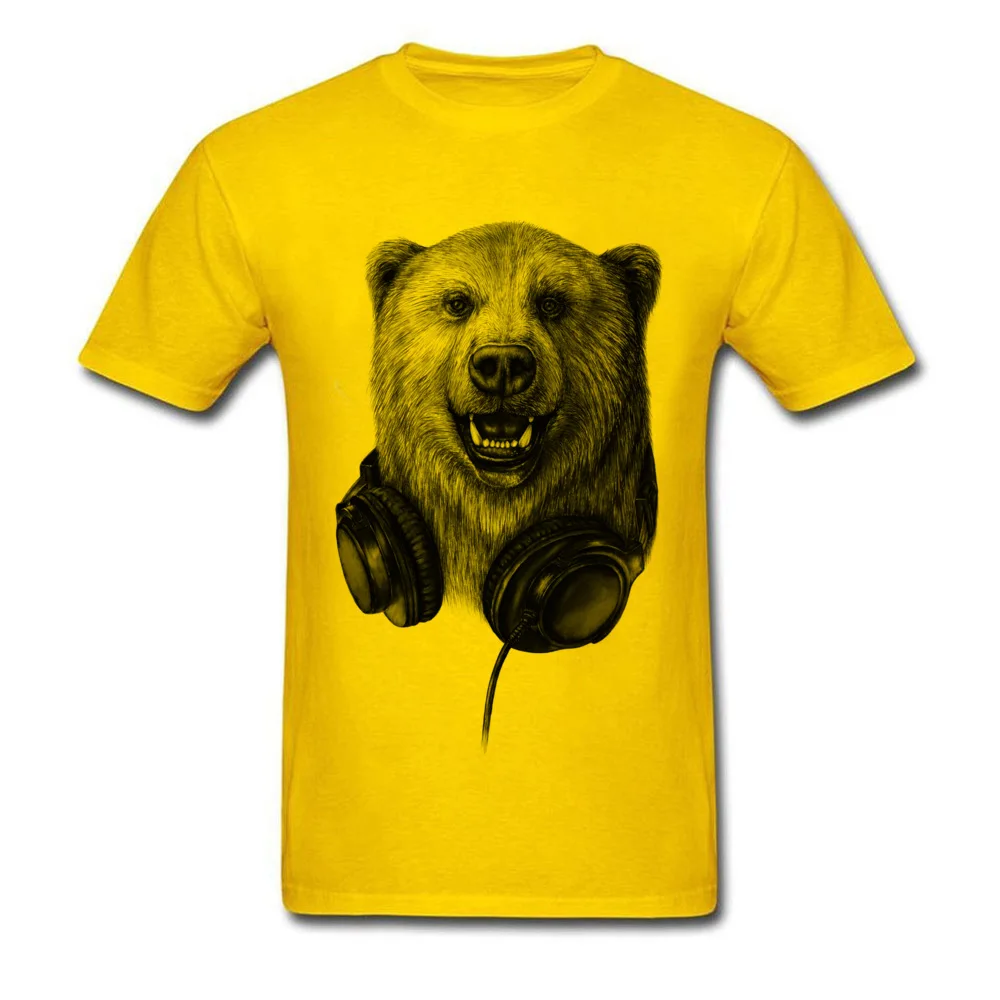 Music Headset North Bear_yellow