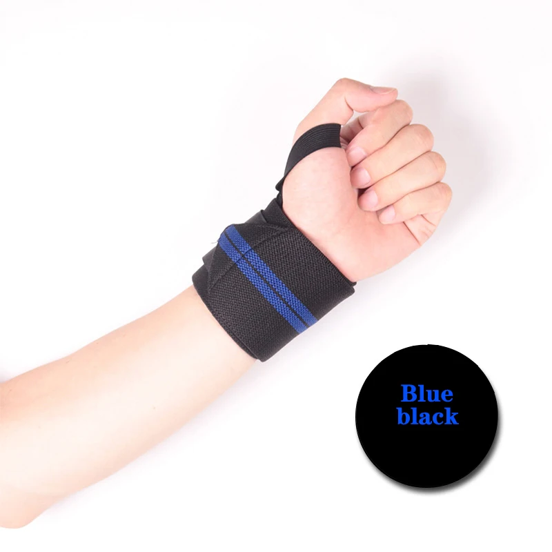Унисекс, 6 цветов, браслет на запястье, спортивные браслеты, эластичные повязки для фитнеса, баскетбольный мяч, повязка на руку, защита, обертывания для поддержки запястья, повязка - Цвет: Синий