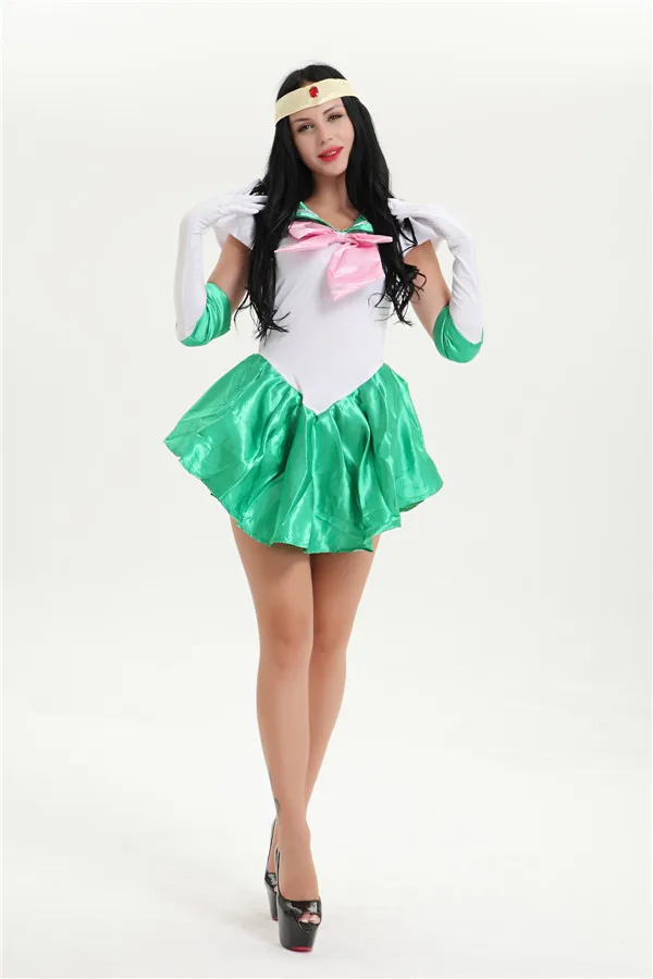 K566 Sailormoon Sailor Mars Moon Jupiter Venus Mercury Cosplay Anime Costume Wi6 