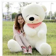 Чучело 120 см белый плюшевый медведь плюшевая игрушка; подарок w1643