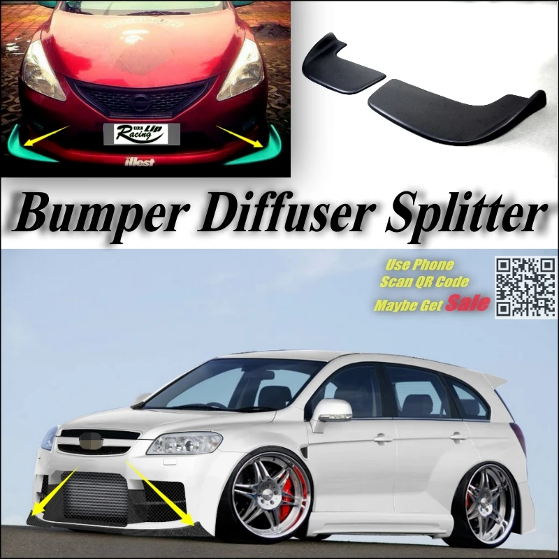 Автомобиль Splitter Диффузор Бампер Canard Lip Для Chevrolet Captiva Для Daewoo Winstorm Тюнинг Обвес/Передний Дефлектор Чин Fin