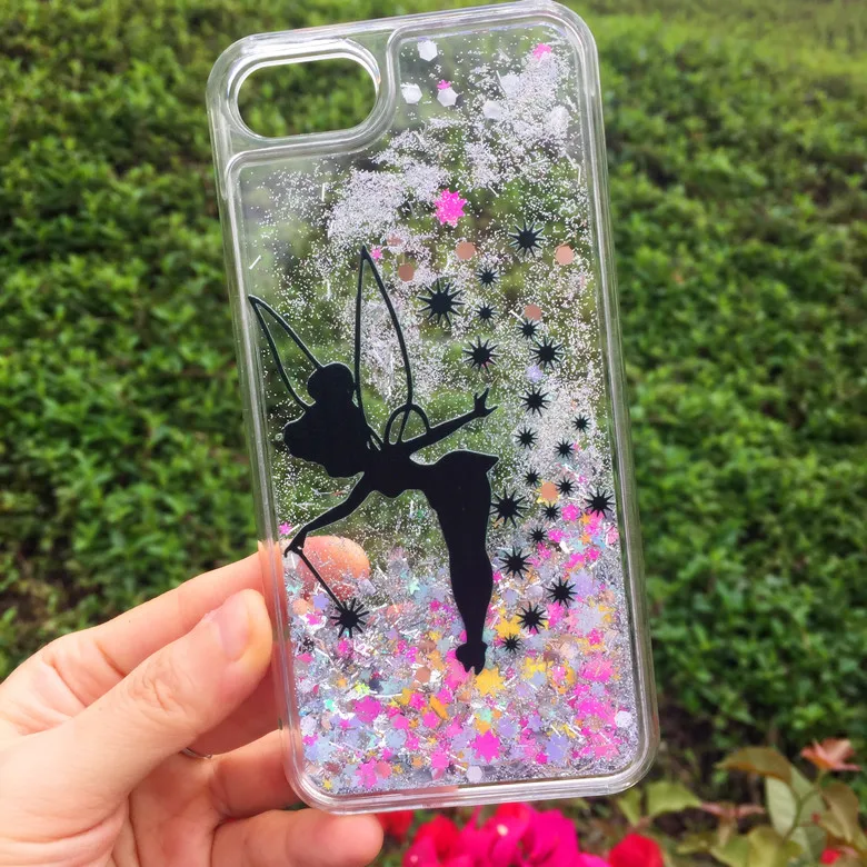 Блестящий чехол для iPhone7 8 SE2020 4 7 дюйма с зыбучим песком|case cover|clear casequicksand case |
