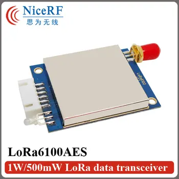 

2PCS Lora6100 AES-1W AES encrypted LORA 8km TTL Wireless Transceiver Data Transmission Module sx1278/sx1276