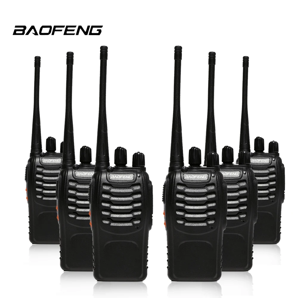 6pcs lot Baofeng bf 888s Walkie Talkie Two Way Radio UHF 400 470MHz bf 888s CB