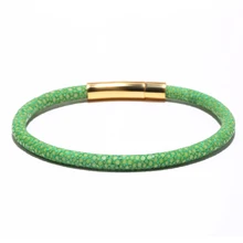 Joyas de oro de los hombres de orange negro azul raya pulsera, 100% pulsera genuina de gama alta calidad, custom mens mano envuelto pulseras