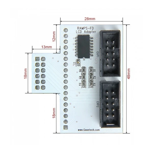Geeetech Ramps-FD Adruino DUE lcd панель управления адаптер для 3d принтера