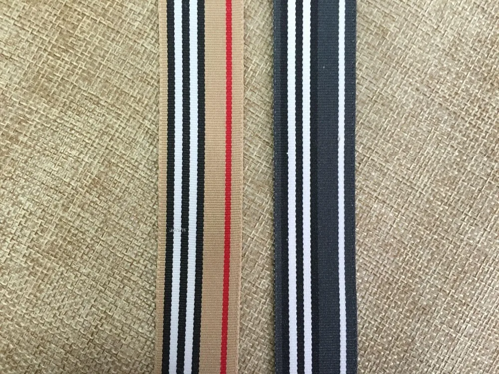 

Fashion 25mm Printing Stripe Grosgrain Ribbons backpack Belt decoration tape DIY garment accessories Material (1 meter/lot)