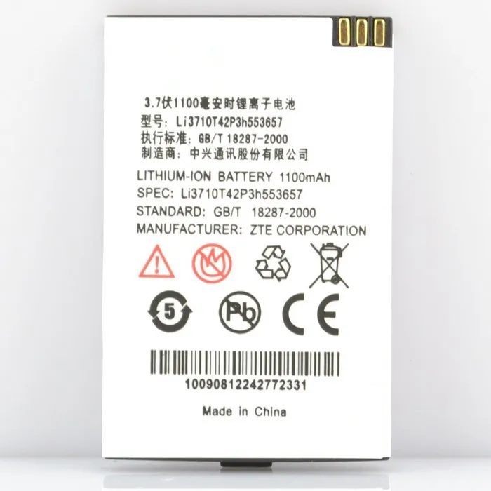 

jinsuli high quality battery Li3710T42P3h553657 for ZTE s302 with good quality