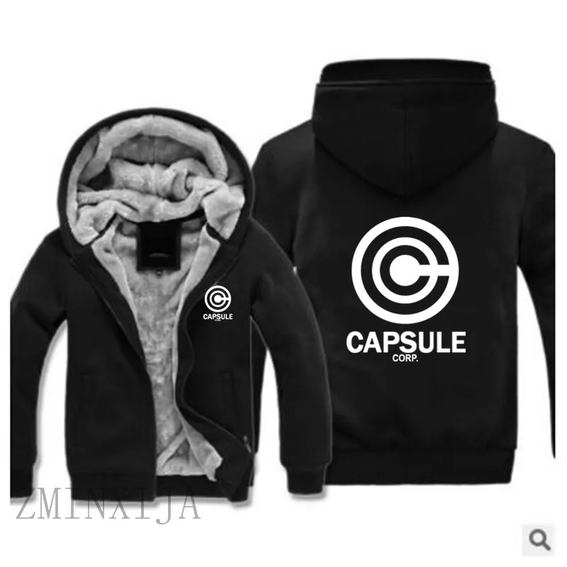 

Couple wear 2019 Hot Sale Thick Hoodie Print DRAGON BALL Anime Fashion Streetwear Fitness Men's Sportswear Hoodies warm coat