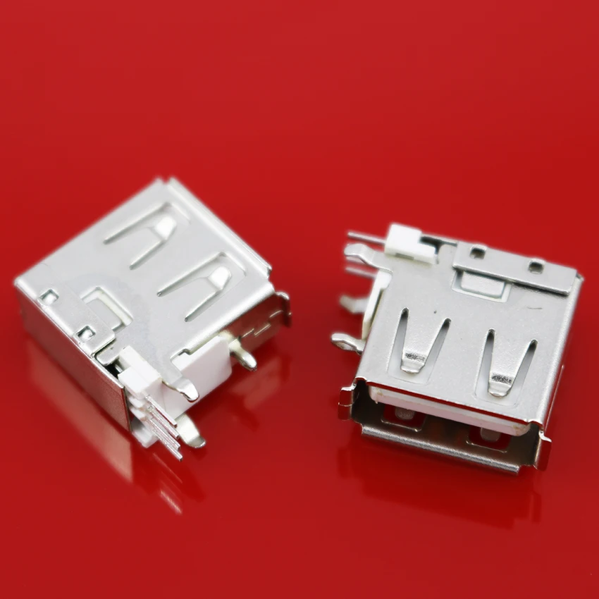 1 шт. гнездовой разъем USB PCB штыри в стороне типа A под прямым углом (90 градусов)|socket