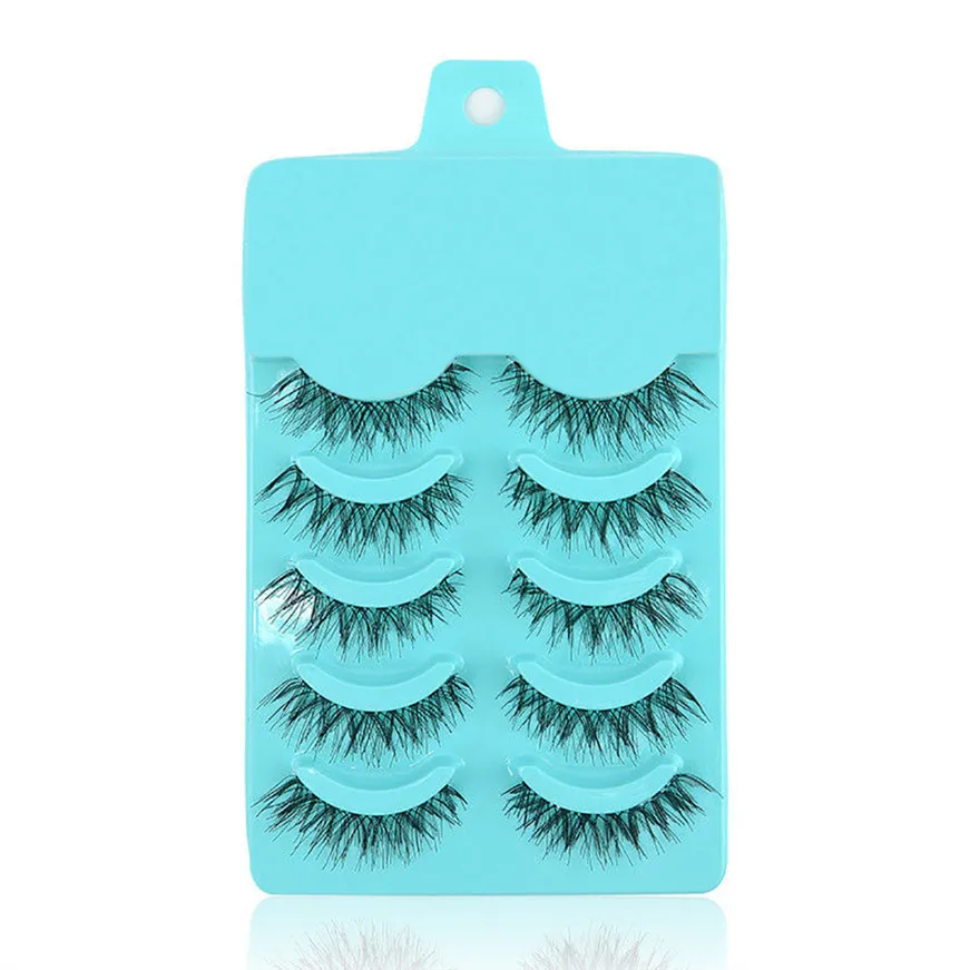 2017 * free shipping Big sale! 5 Pair/Lot Crisscross False Eyelashes