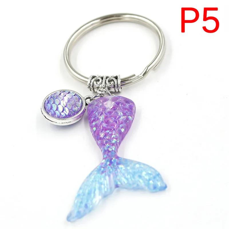 Mermaid Tail Keychain Women