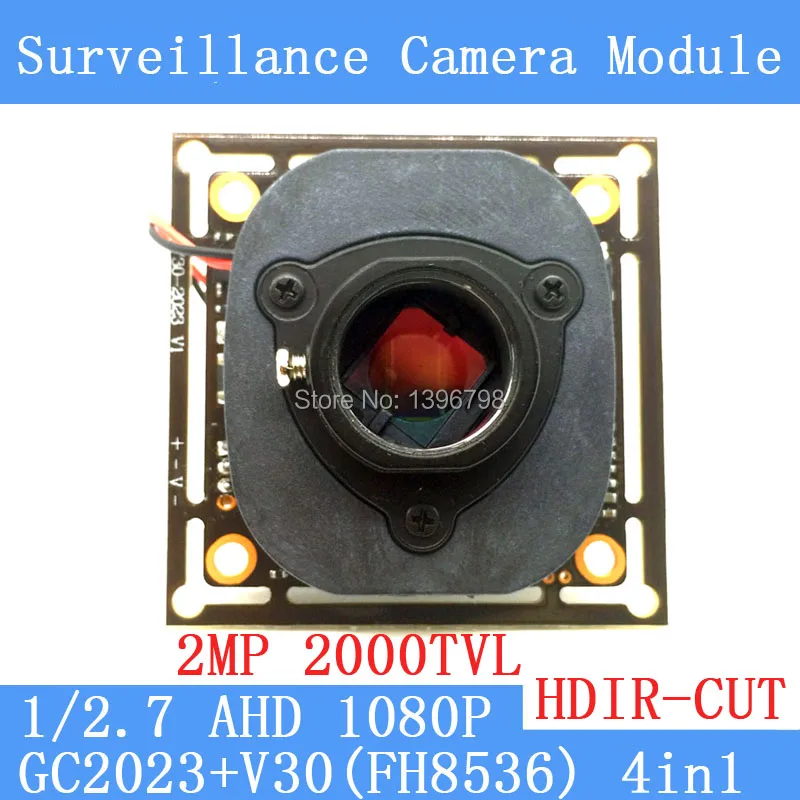 2MP 1920 1080 AHD 1080P Camera Module Circuit Board 1 2 7 2000TVL GC2023 V30 PCB