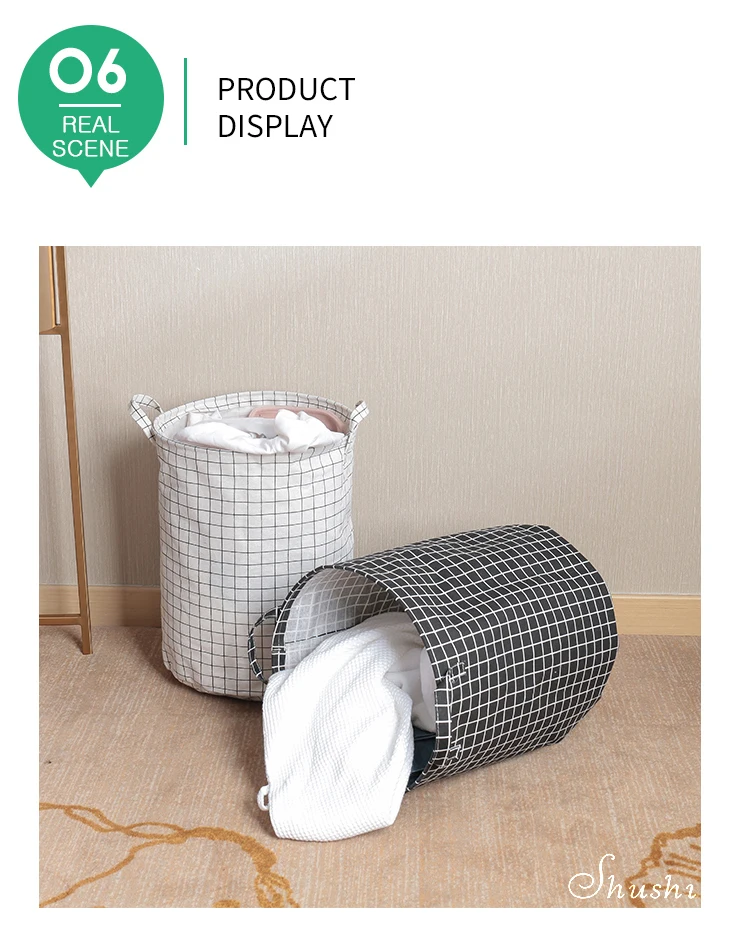Cotton laundry hamper (11)