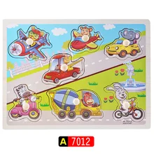 Распродажа безопасный, деревянный пазл Когнитивная доска, доска для царапин, транспортировка, головоломка, наложение, обучающая игрушка для детей A7012