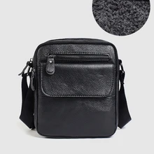 CARANFIER Мужские Простые дорожные сумки из натуральной воловьей кожи деловые мужские сумки на плечо винтажные Твердые молнии маленькие сумочки через плечо