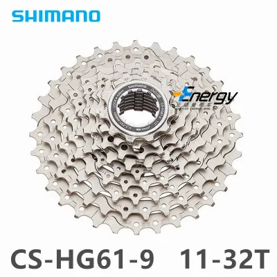 Shimano CS-HG201/30/300/400/mtb دراجة دراجة أجزاء 9 ثانية 9/27 سرعات freewheel الكاسيت حذافة 11-32/34/36 طن