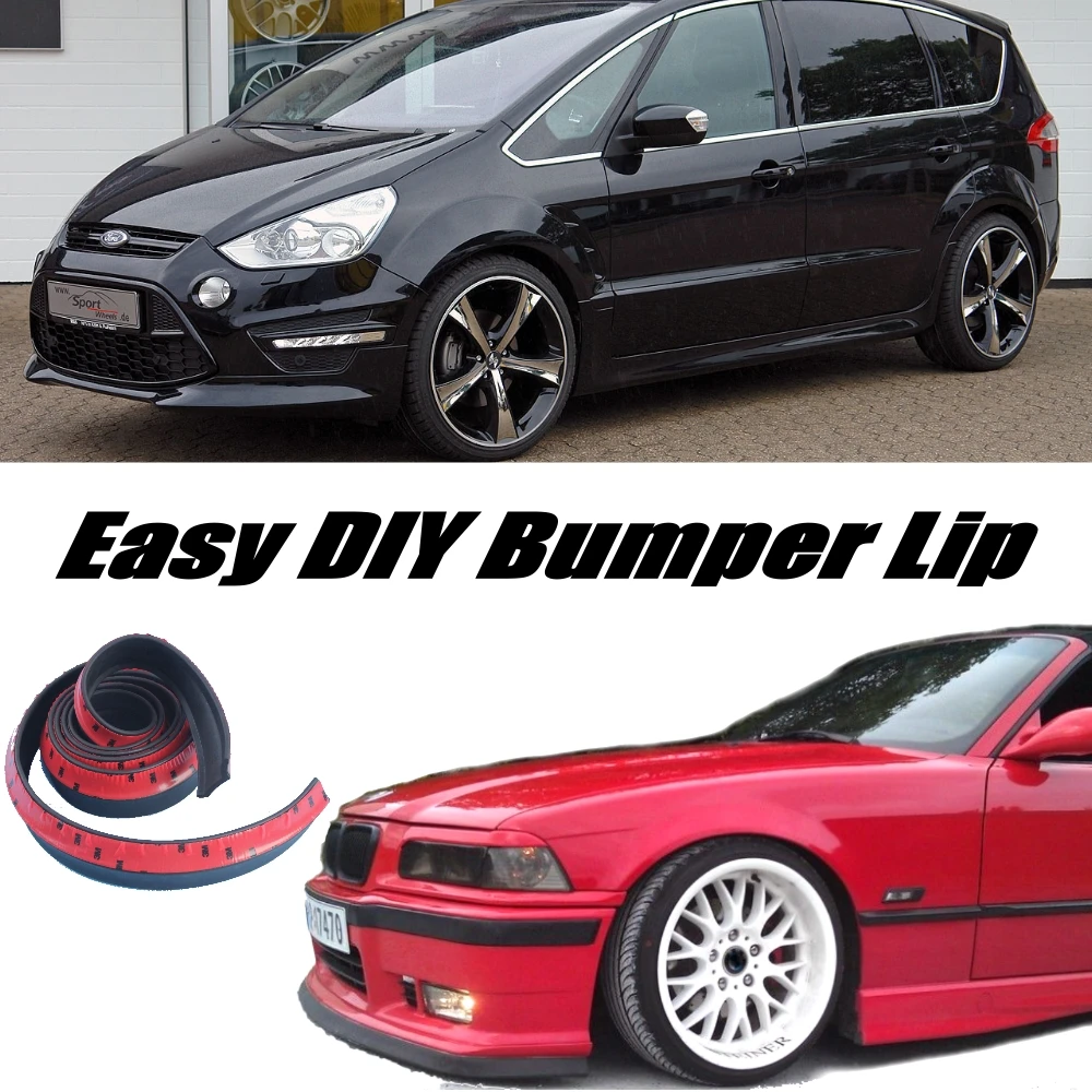 

Bumper Lip Deflector Lips For Ford S-Max SMax S Max Front Spoiler Skirt For Car View Tuning / Body Kit / Strip