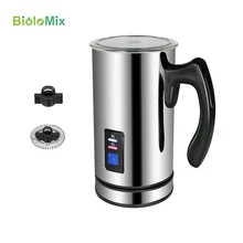 Biolomix Электрический пеновзбиватель для кофе из нержавеющей стали Пароварка для молока cafeteira для эспрессо латте капучино горячий шоколад