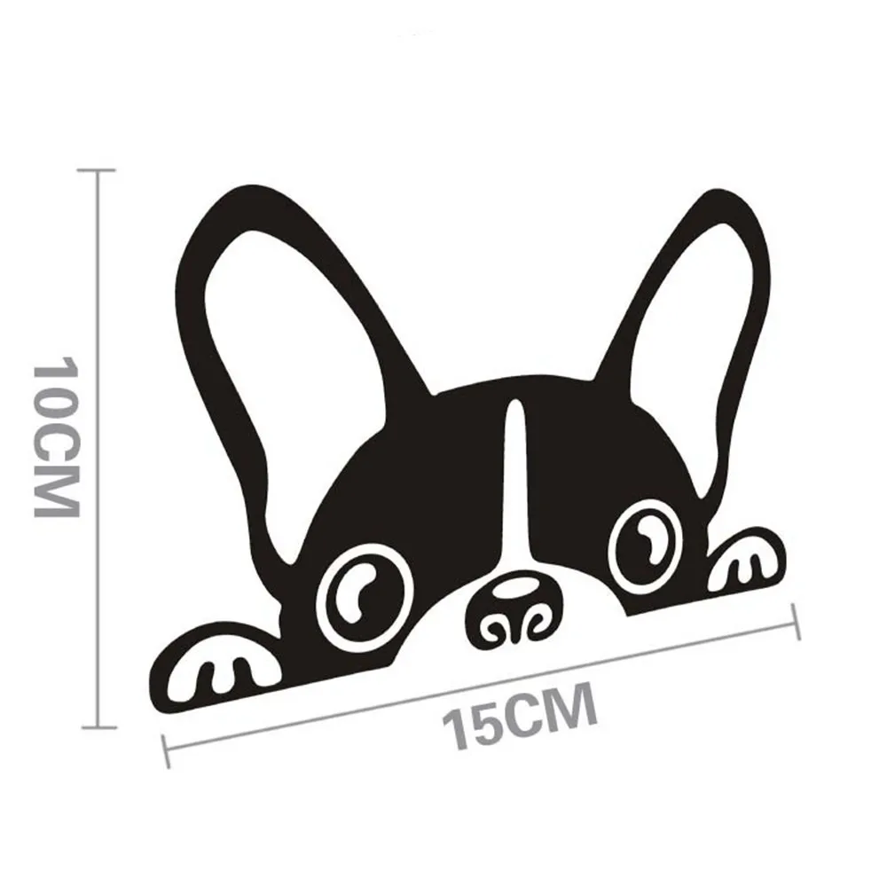 

1PCS 15*10 Newest Design Funny Car Stickers Peeking dog for Truck Decor Car Door Body Car Accessories