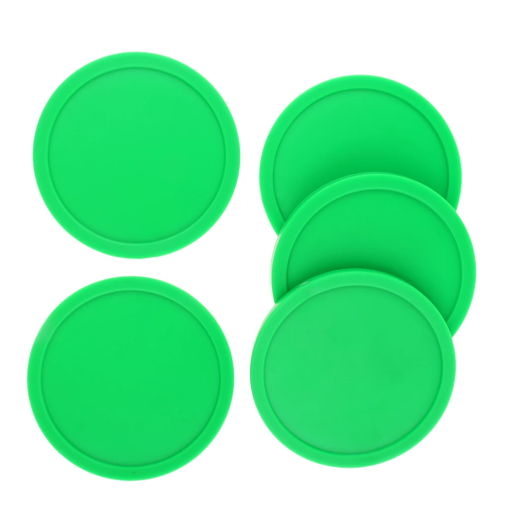 5 Pieces 82mm Air Hockey Replacement Pucks For Game Tables Accessories Standard Air Hockey Equipment Pucks